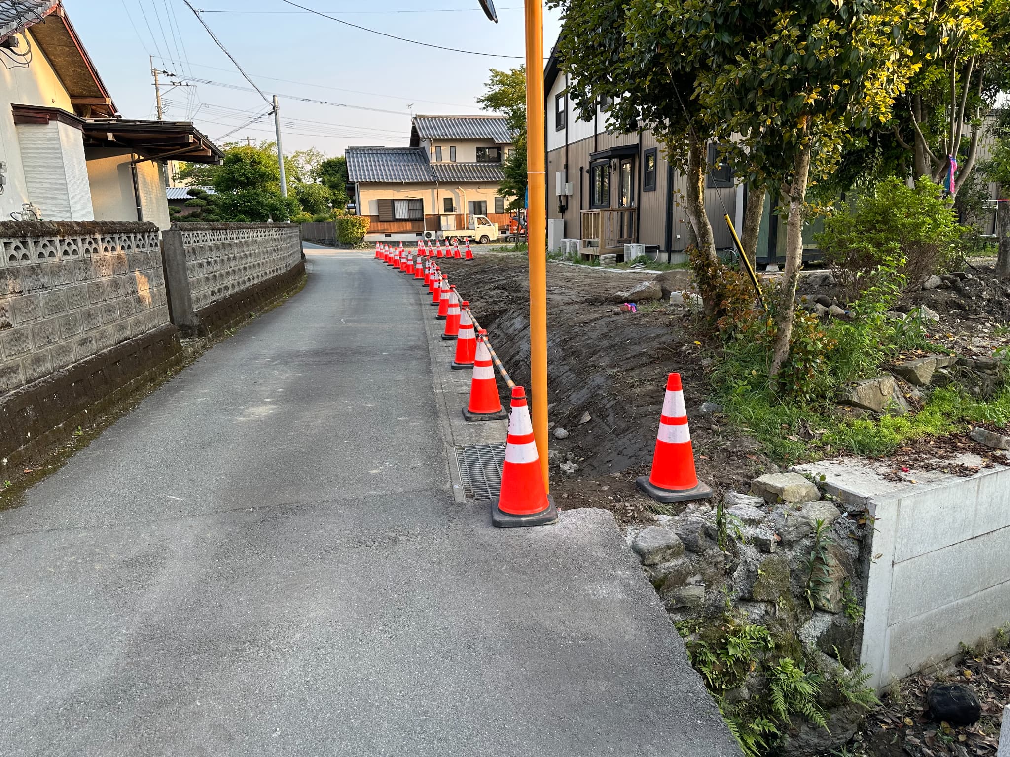 ブロック塀撤去完了・全工事完了(福岡県みやま市本吉)